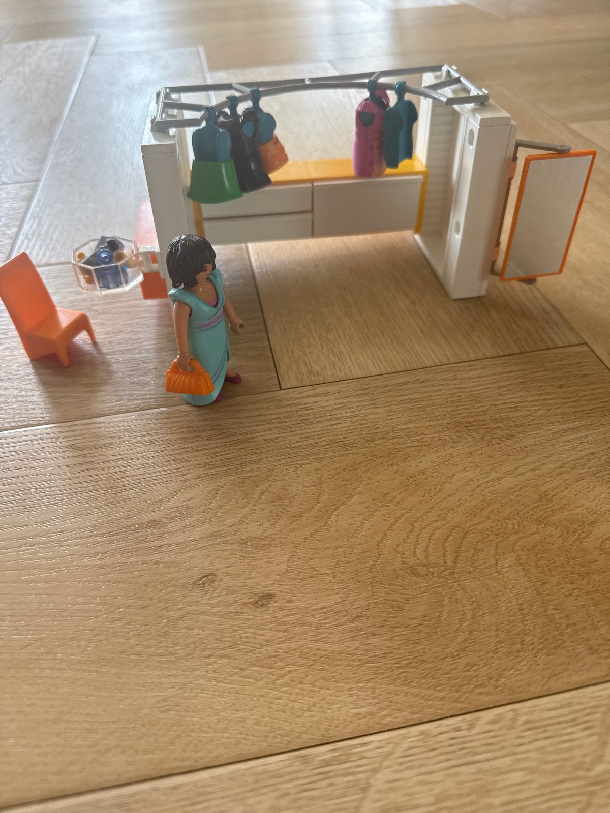 Playmobil Kledingwinkel met paspop en accessoires, Ophalen, Gebruikt, Gebouw, Complete set