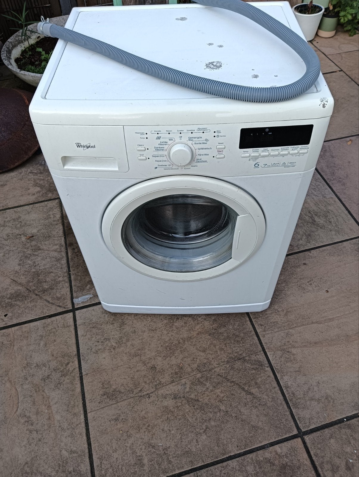 Defecte Whirlpool wasmachine - Newport 1600 - DEFECT, Ophalen, 6 tot 8 kg, 1600 toeren of meer, Niet werkend