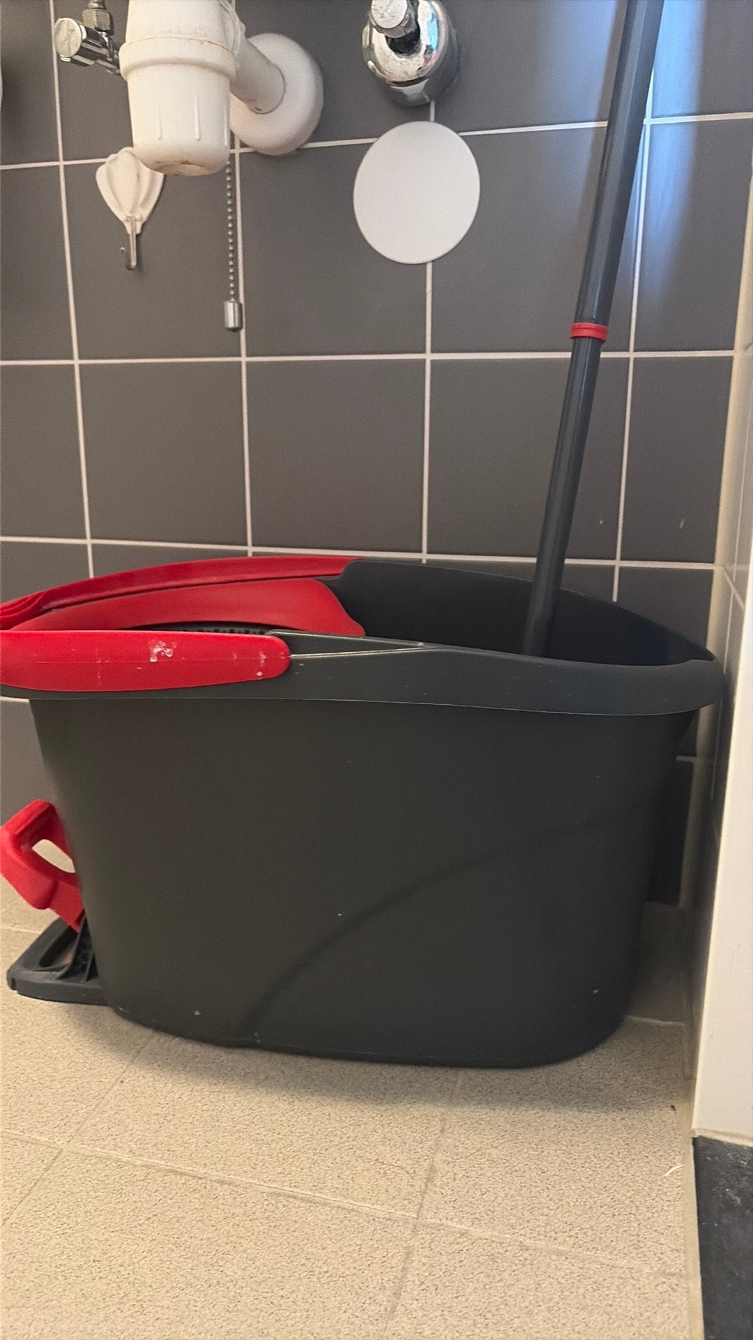 Vileda spinmop, Ophalen of Verzenden, Dweilemmer, -bak, of -wagen