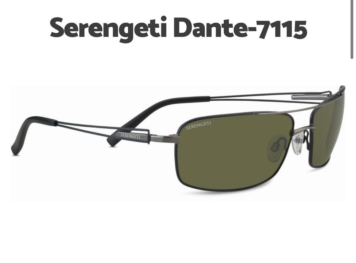 Serengeti Dante 7115, Overige merken, Zonnebril, Zwart, Ophalen of Verzenden