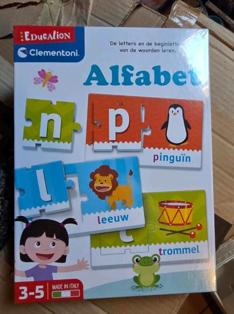 Cementoni alfabet, Ophalen, Nieuw, Taal en Lezen