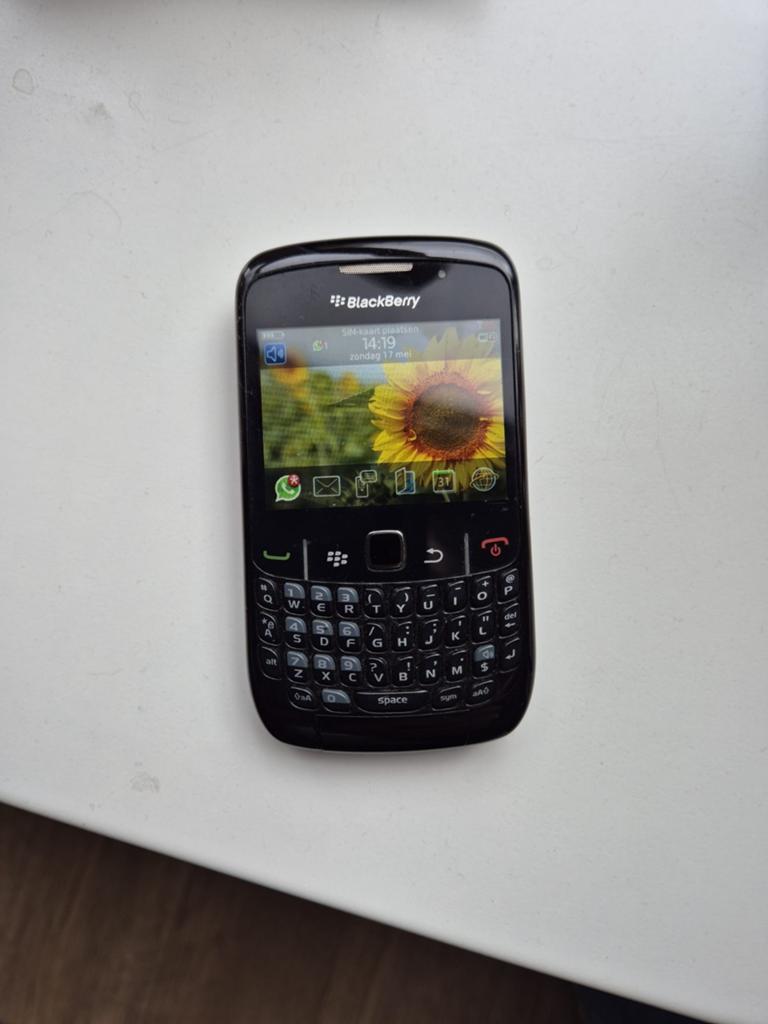 BlackBerry Curve 8500 Series - Zo goed als nieuw, Telecommunicatie, Mobiele telefoons | Blackberry, Gebruikt, Zwart, Ophalen of Verzenden