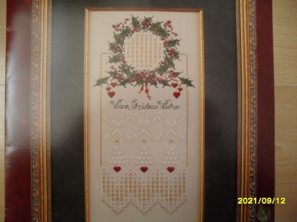 NIEUW, ORIGINEEL, Patroon Warm Christmas Wishes. Heb Ook DMC, Ophalen of Verzenden, Nieuw, Handborduren, Patroon