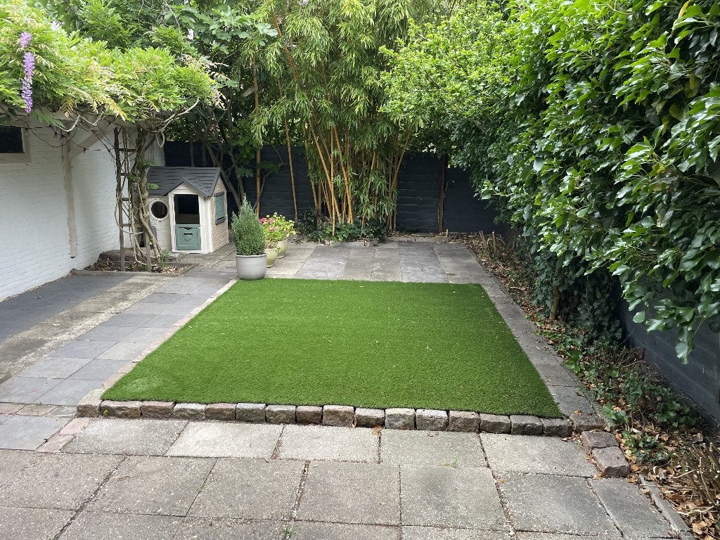 Kunstgras 300x330 cm - Mooi!, Ophalen, Zo goed als nieuw, 10 tot 20 m², Kunstgras