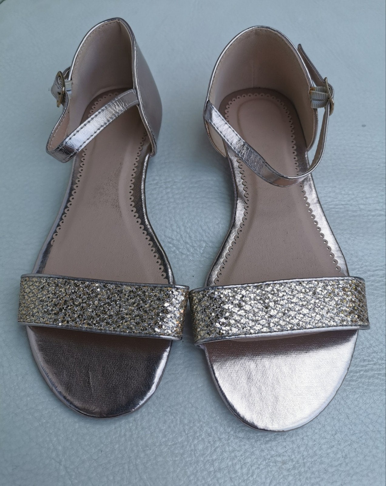 Sandalen met glittertjes mt. 37, Overige kleuren, Verzenden, Nieuw, Sandalen of Muiltjes