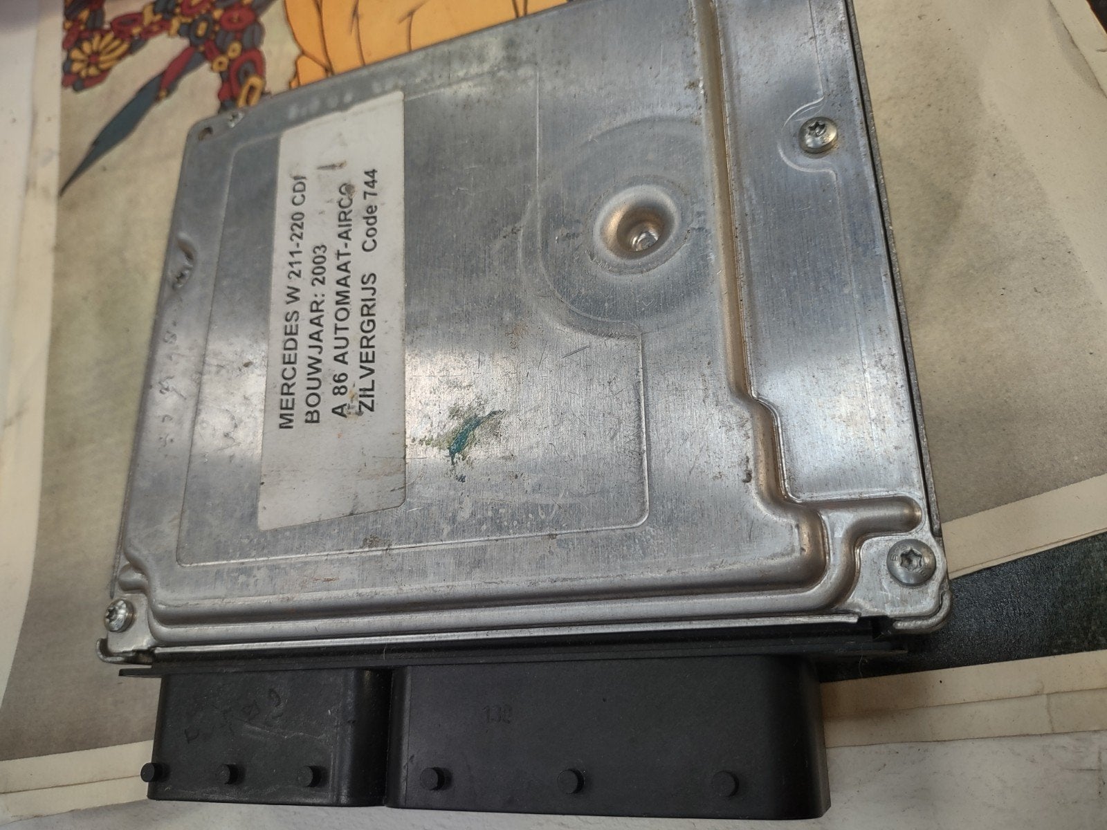 Mercedes W211-220 CDI ECU Automaat-Airco 2003, Auto-onderdelen, Ophalen, Gebruikt, Mercedes-Benz