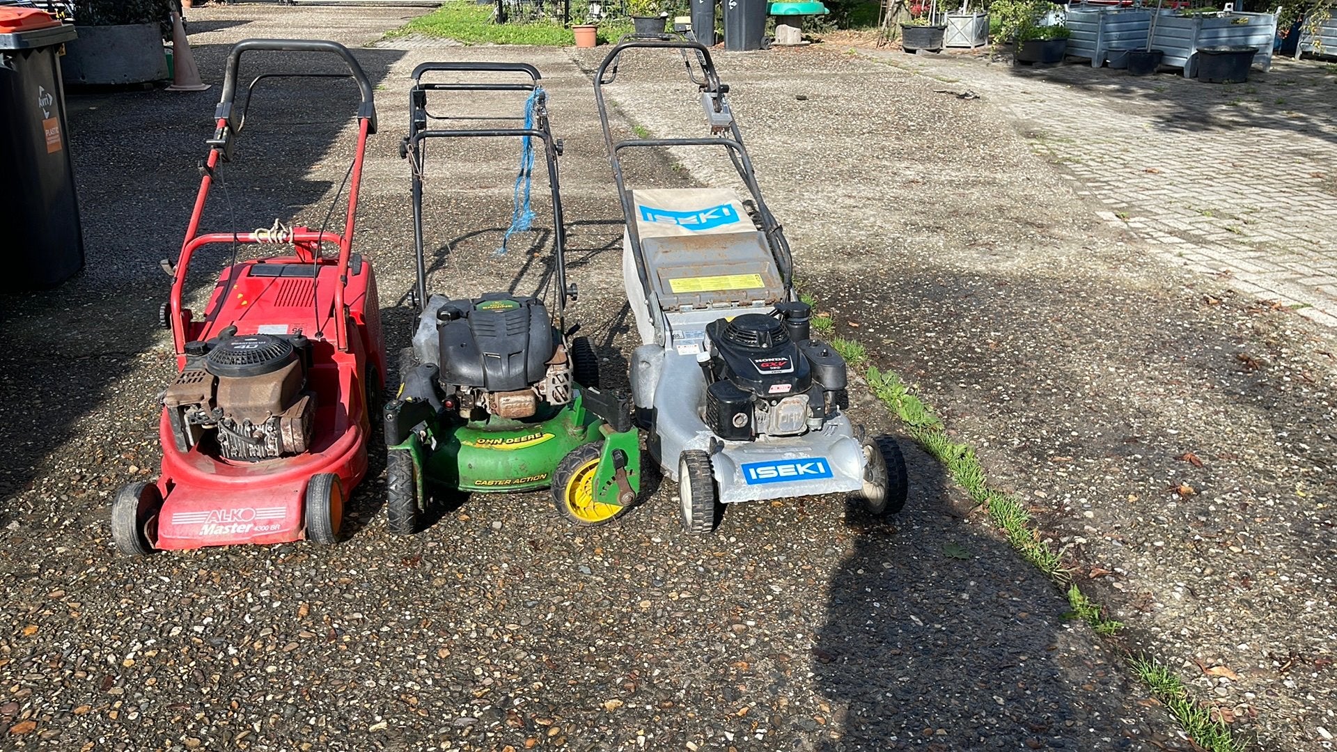 Grasmaaiers, Cirkelmaaier, Ophalen, Gebruikt, 50 cm of meer