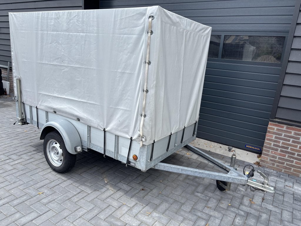 Huifaanhanger huifaanhangwagen enkelasser bakwagen, Nieuw