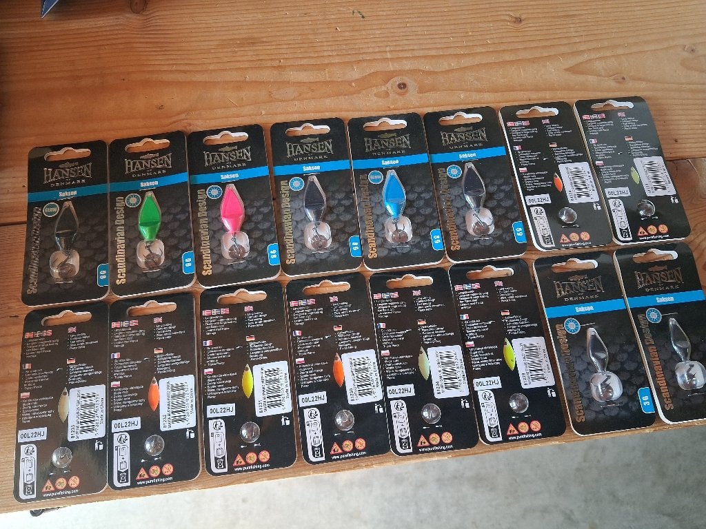 Hansen Saksen Forel/Zeeforel kunstaas (3 en 6 grams), Tinstraat, Overige typen, Nieuw, Ophalen of Verzenden