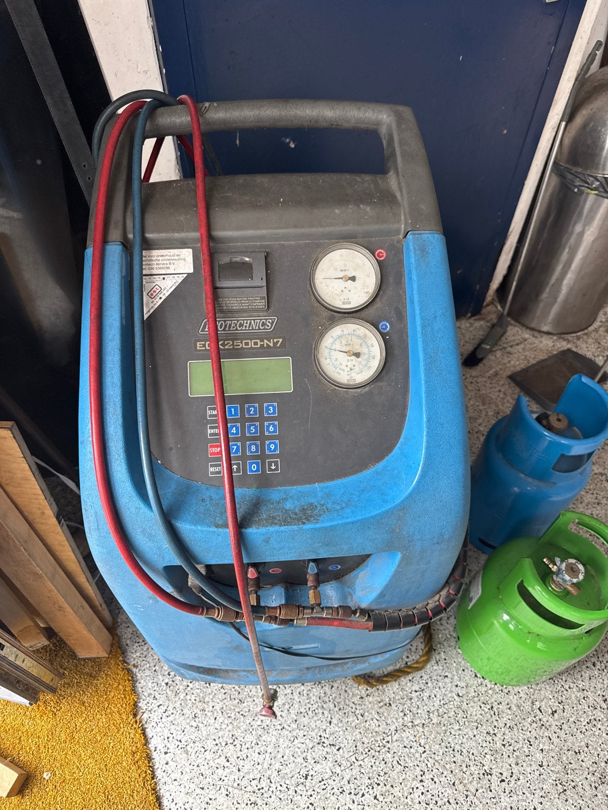 Ecotecnics ECK2500-N7 Airco Serviceapparaat, Auto-onderdelen, Ophalen, Gebruikt, Universele onderdelen