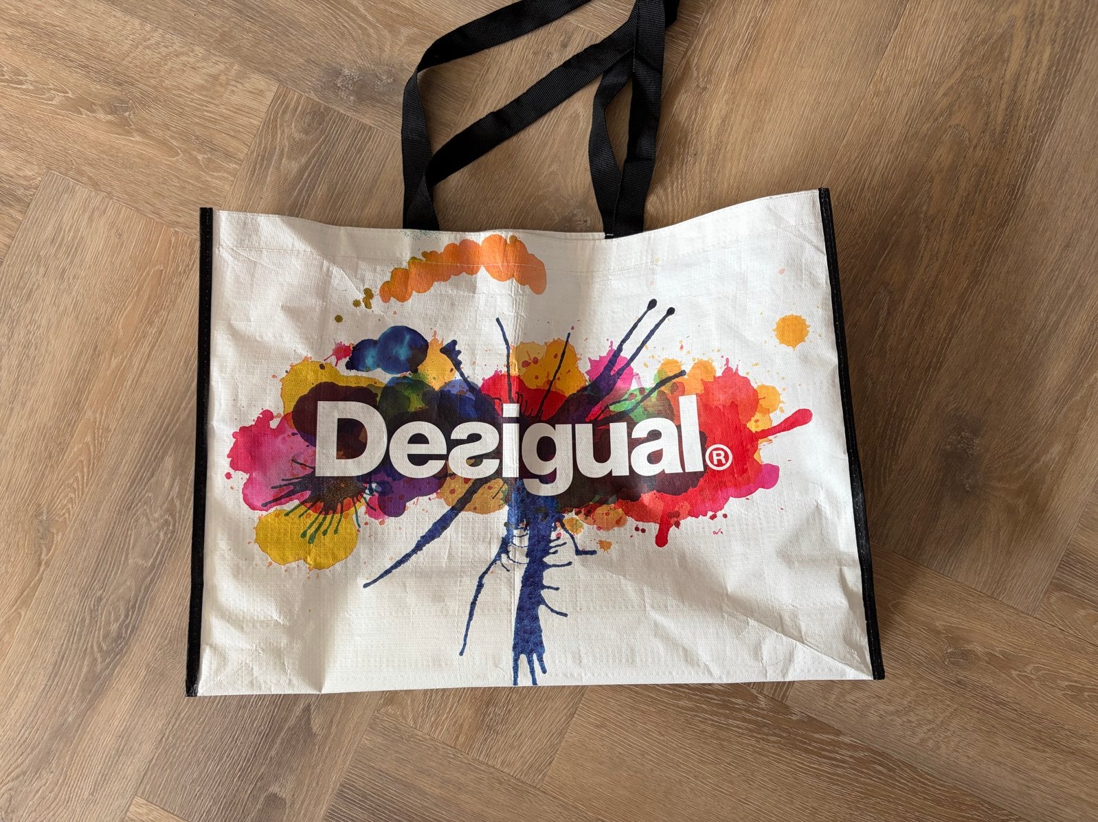 Desigual big shopper / strandtas - kleurrijk en ruim, Ophalen of Verzenden, Zo goed als nieuw, Overige kleuren, Shopper