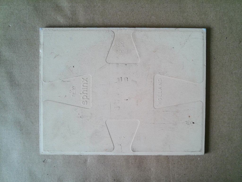 Curiosa vintage Sphinx tegel uitbedrijfname AFA 1 1930-1985, Ophalen of Verzenden