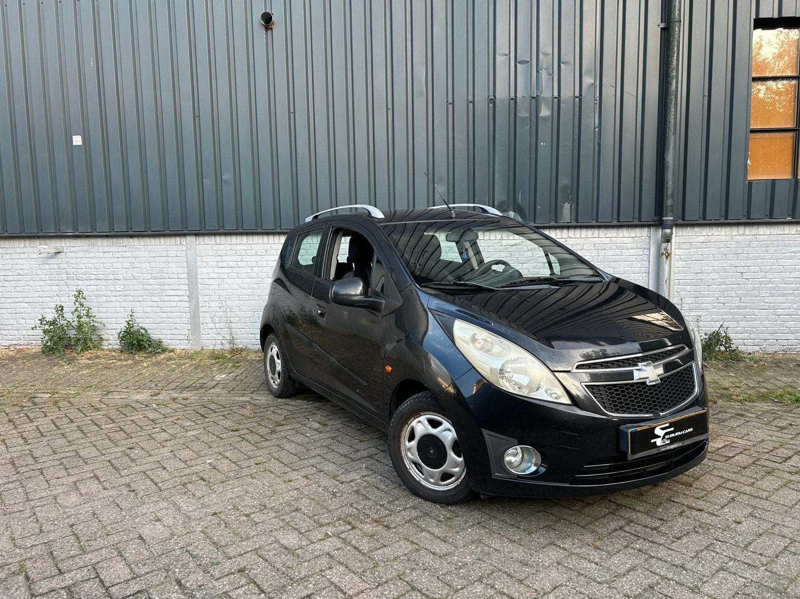 Chevrolet Spark 1.0 Bifuel 2010 Zwart LPG, Auto's, Elektrische ramen, 15 km/l, 4 cilinders, Zwart