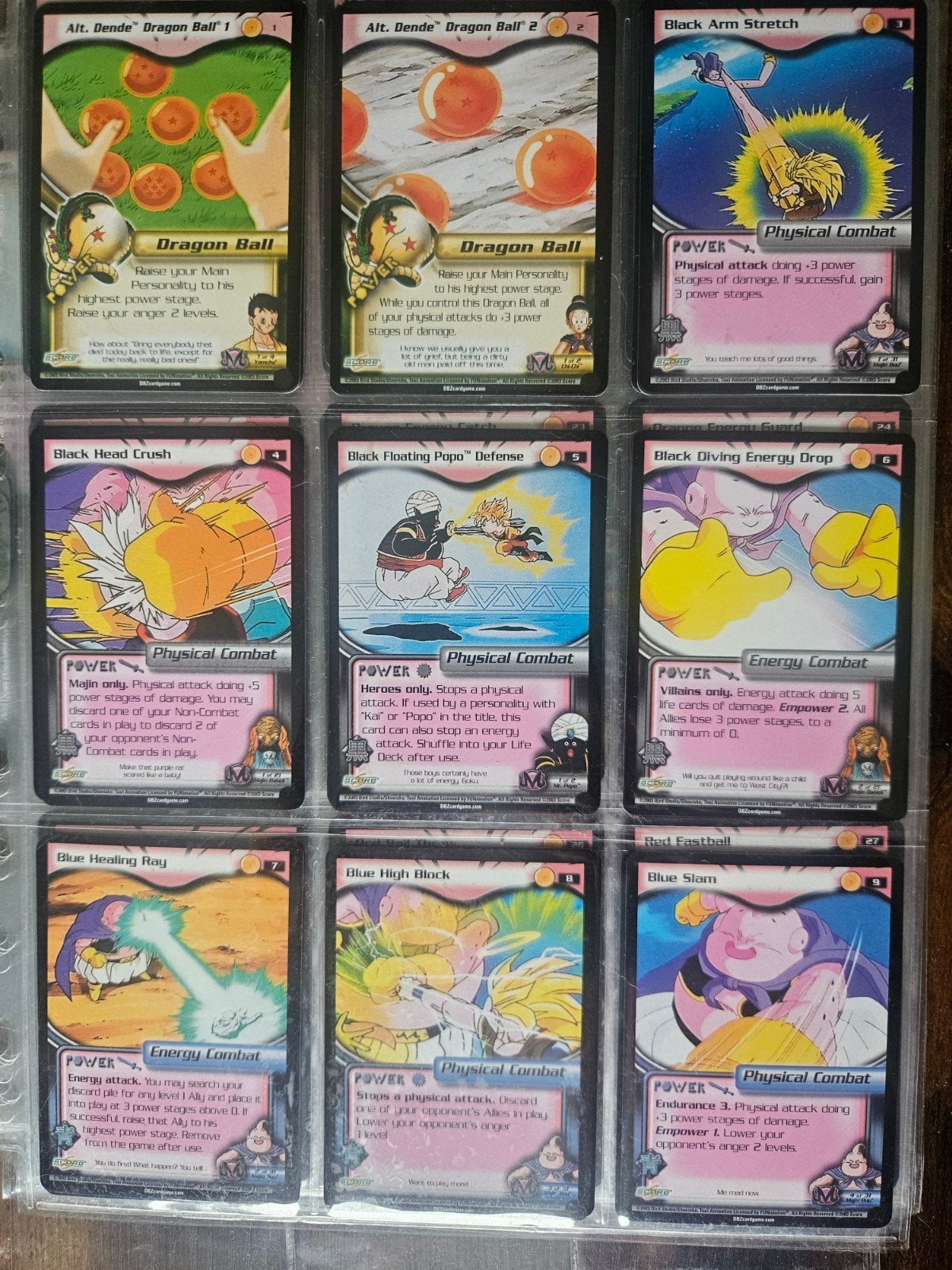 Dragonball Z Score Kaarten 83 stuks Majin Buu Saga, Ophalen of Verzenden, Zo goed als nieuw, Meerdere kaarten