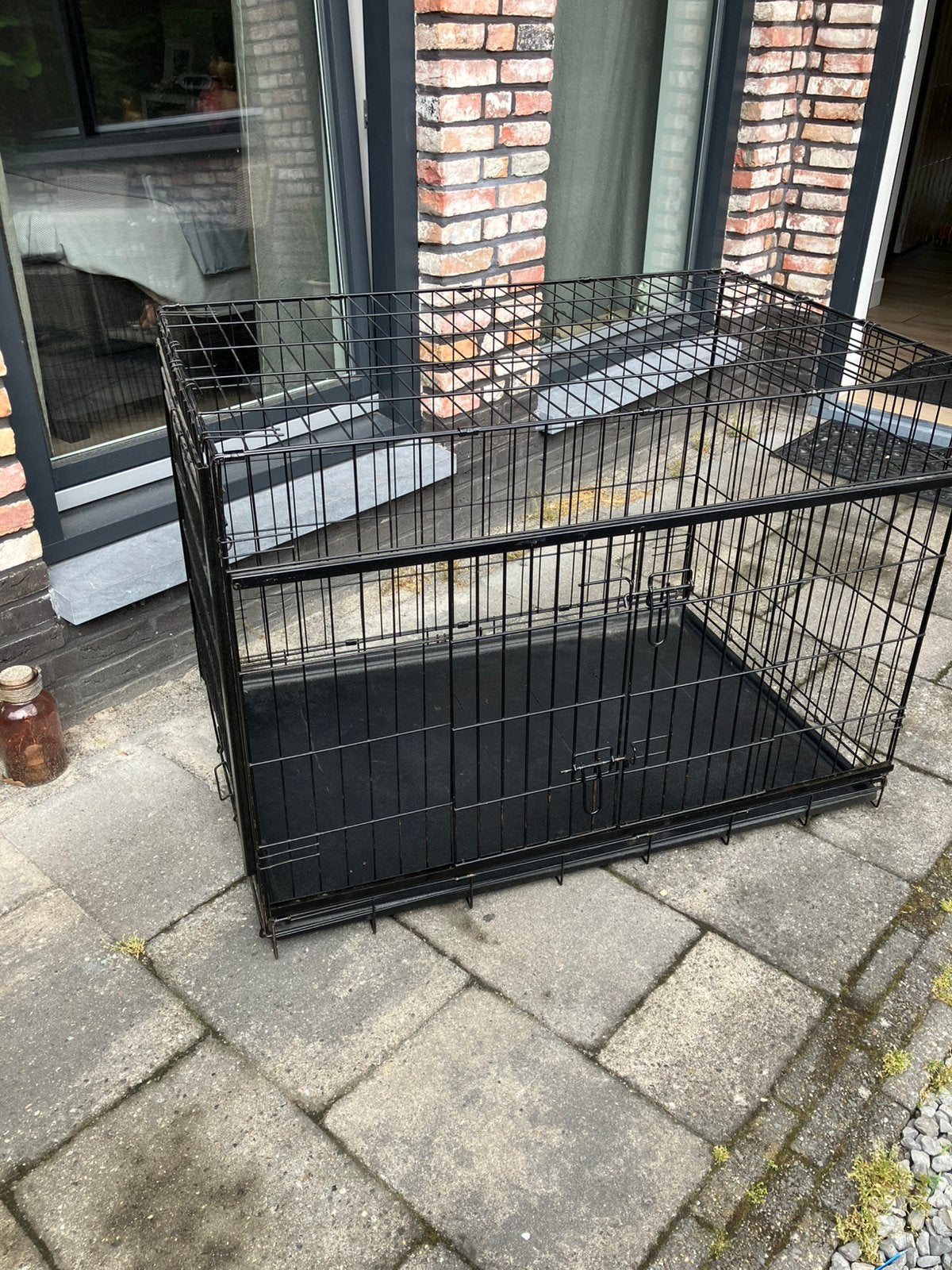 GROTE HONDEN BENCH, Dieren en Toebehoren, Hondenhokken, Ophalen of Verzenden, Zo goed als nieuw, 75 tot 110 cm, 65 tot 100 cm