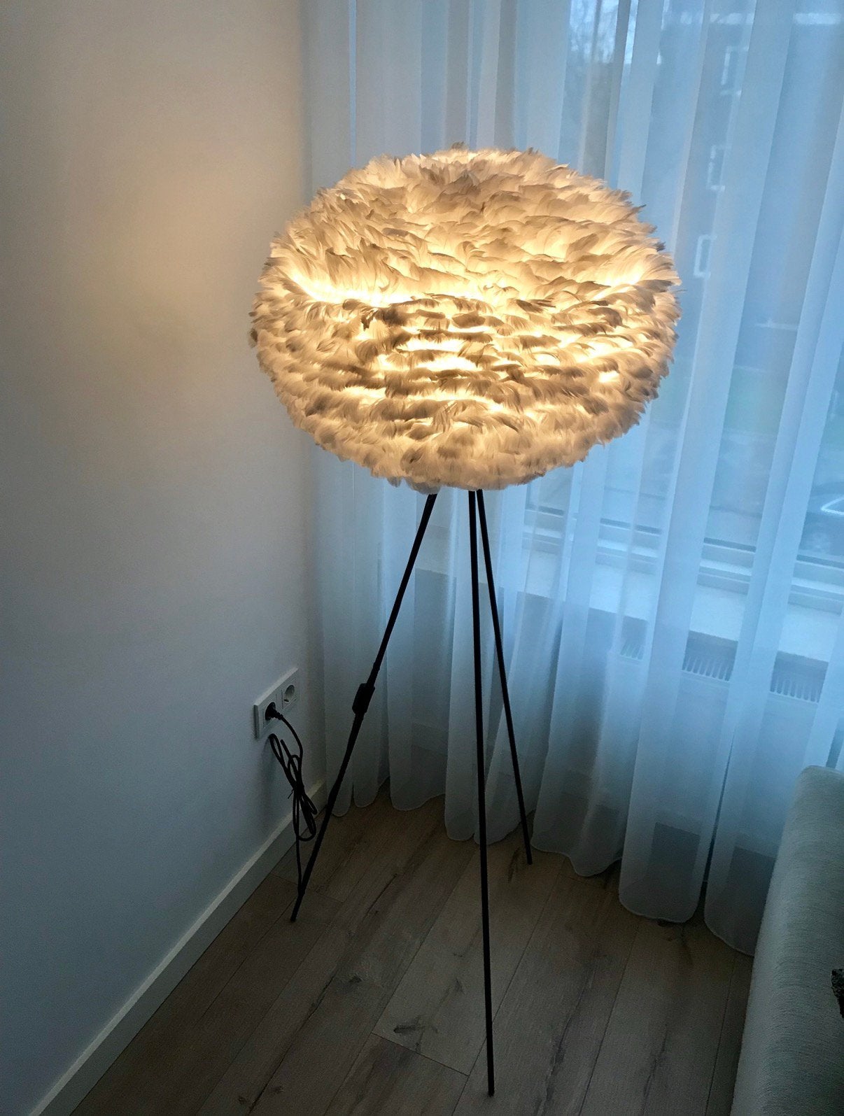 Lamp Umage Eos Pluimen large, Ophalen of Verzenden, Zo goed als nieuw