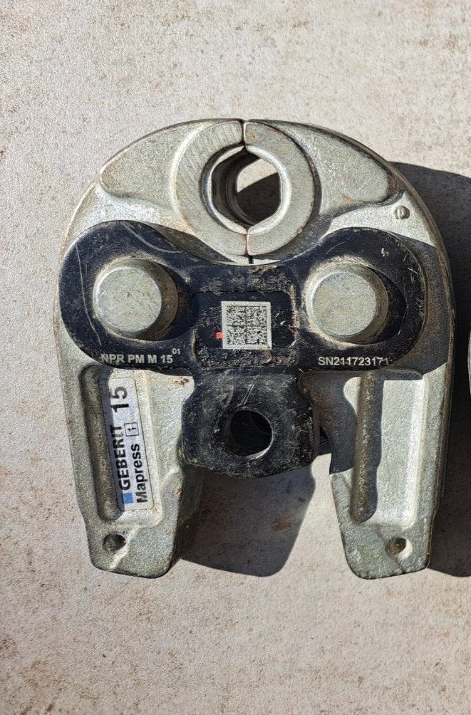 persbek M15 mapress koper en staal, Ophalen of Verzenden, Gebruikt