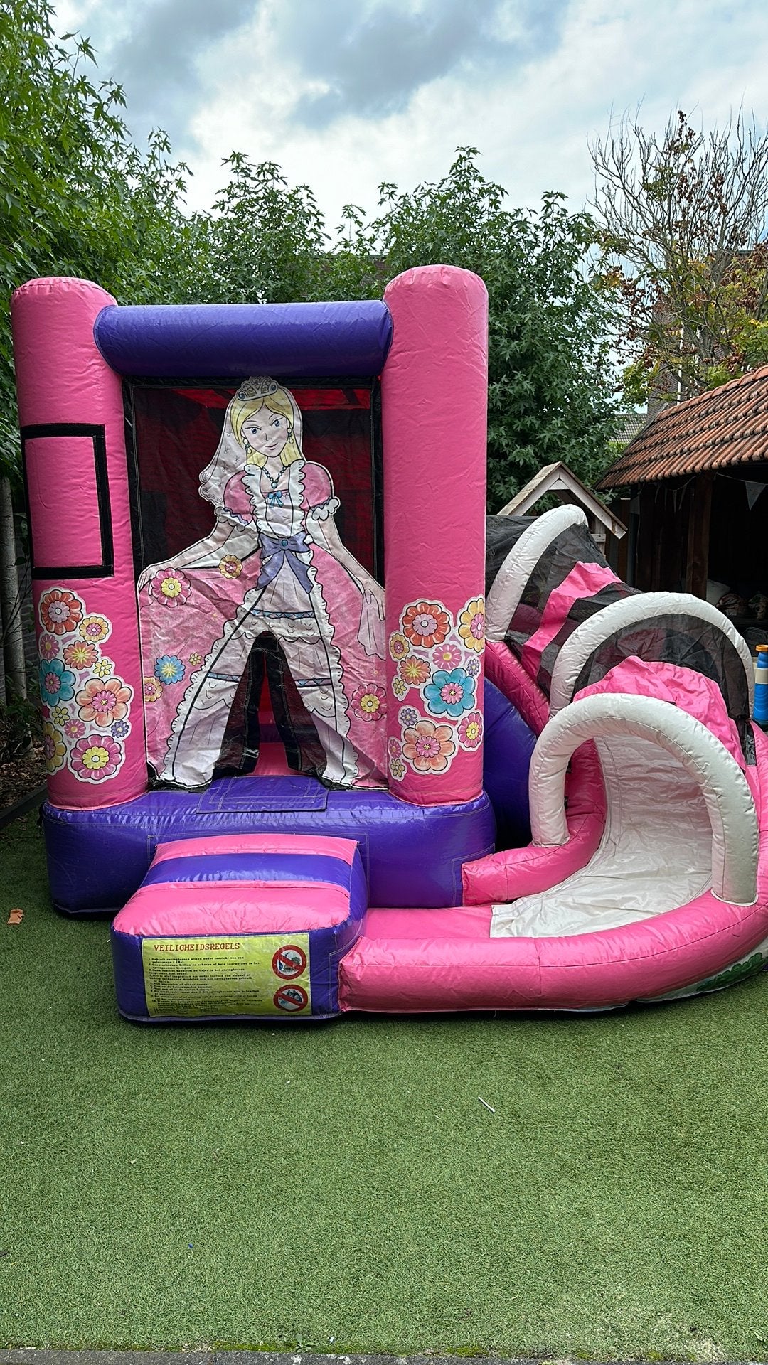 Te huur prinses springkussen, Ophalen, Gebruikt, Overige
