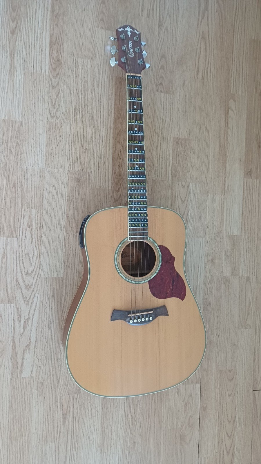 Crafter Western gitaar met element, Ophalen, Gebruikt, Western- of Steelstringgitaar, Met (piezo-)element