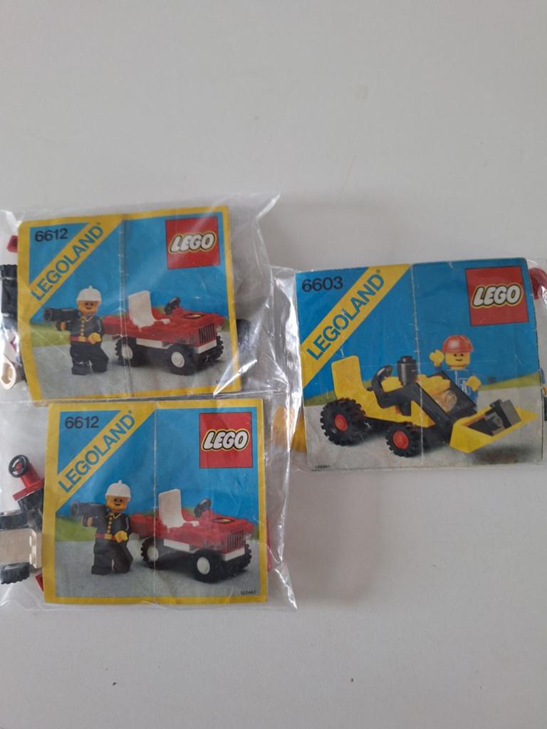 Vintage LEGO Legoland sets 6612 en 6603, Lego, Compleet, Ophalen of Verzenden, Complete set