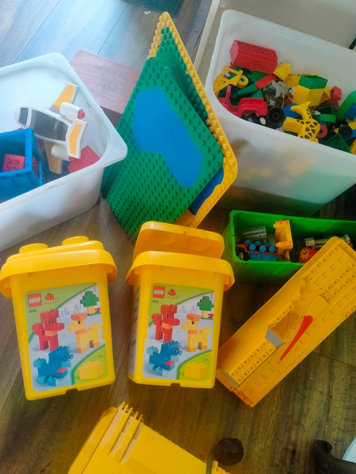 Grote partij LEGO Duplo: dieren, voertuigen en meer!, Gebruikt, Inclusief extra onderdelen, Ophalen of Verzenden, Duplo