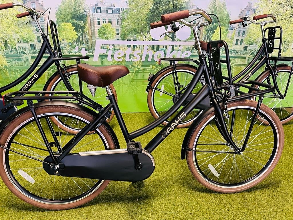 Raaks Cargo transportfiets 26 inch met rekje - FABRIEKSPRIJS