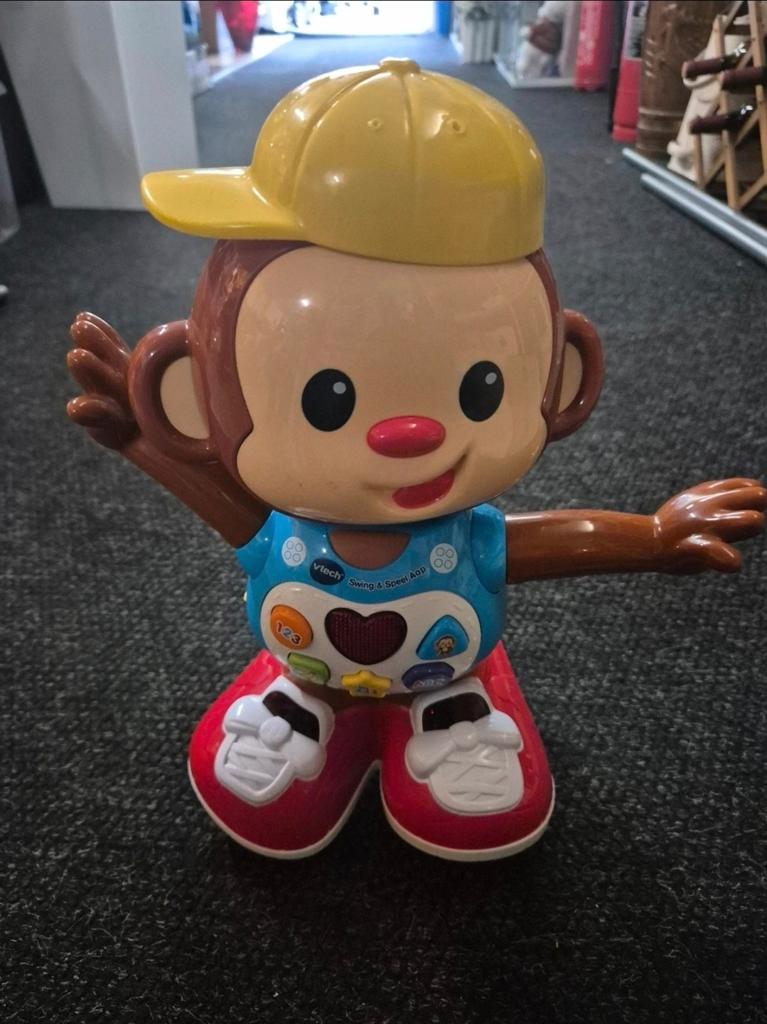 VTech Swing & Speel Aapje - Interactief Speelgoed, Kinderen en Baby's, Speelgoed | Vtech, Ophalen of Verzenden, Gebruikt, 6 maanden tot 2 jaar
