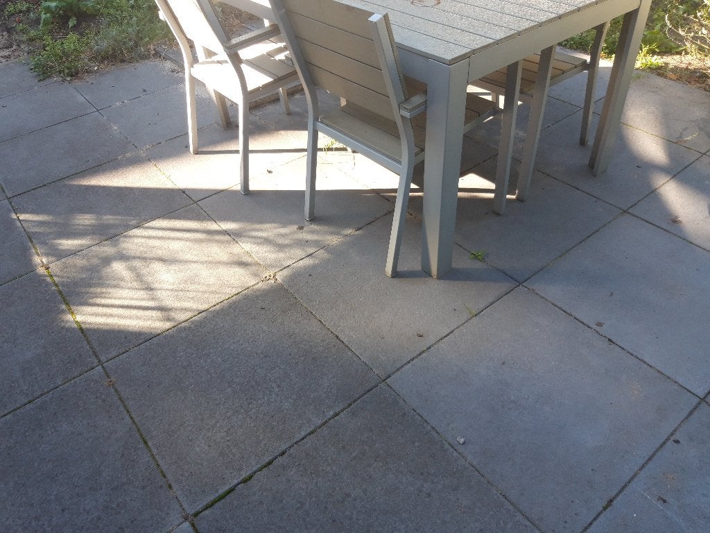 Beton tegels 60 x 60, Tuin en Terras, Ophalen, Zo goed als nieuw, 10 m² of meer, Beton