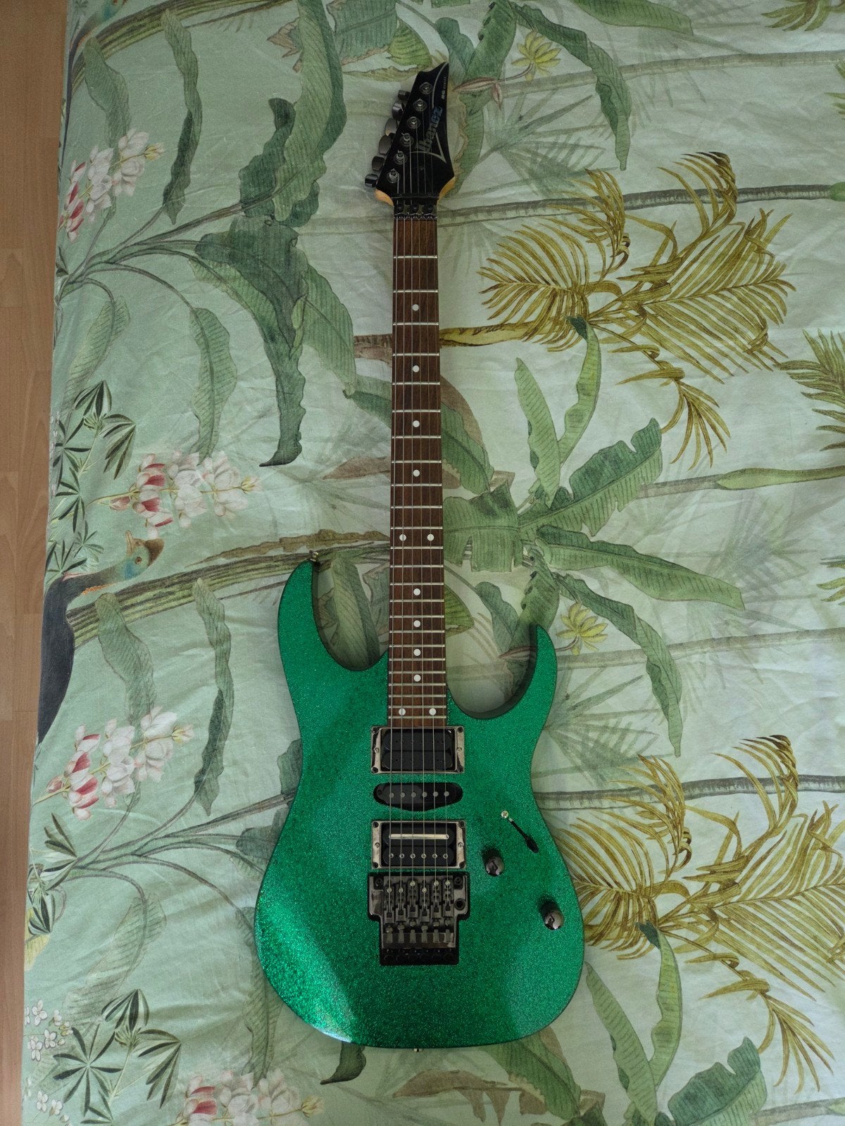 Ibanez RG517FGR (1996) - Zo goed als nieuw, uniek exemplaar, Ophalen of Verzenden, Zo goed als nieuw, Solid body, Ibanez