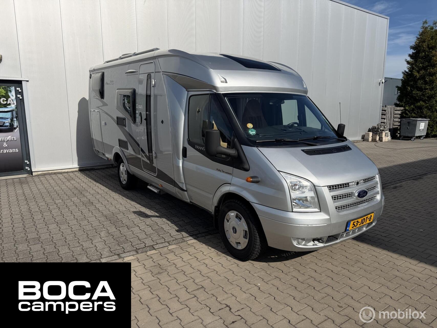 Hobby T 500 GESC - Lengte bedden-Grote garage-Cruise Control, Caravans en Kamperen, Reservewiel, 6 tot 7 meter, Bedrijf, Tot en met 3