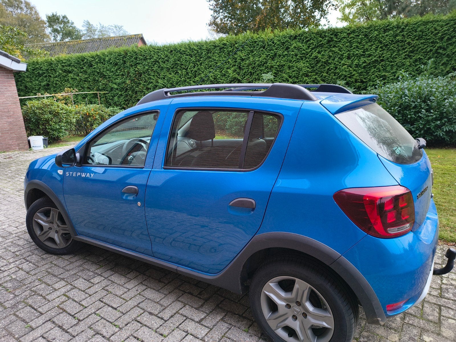 Dacia Sandero 0.9 Tce  Stepway 2019 37675km, Auto's, Voorwielaandrijving, 898 cc, 1090 kg, Blauw