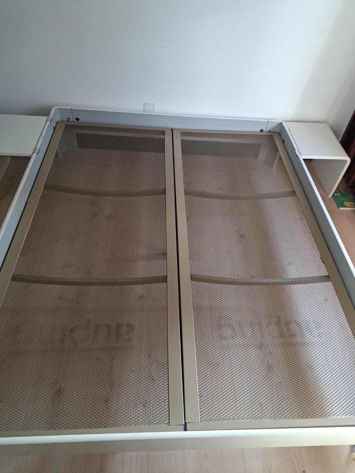 auping auronde 160x200, Ophalen, Gebruikt, Wit, Tweepersoons