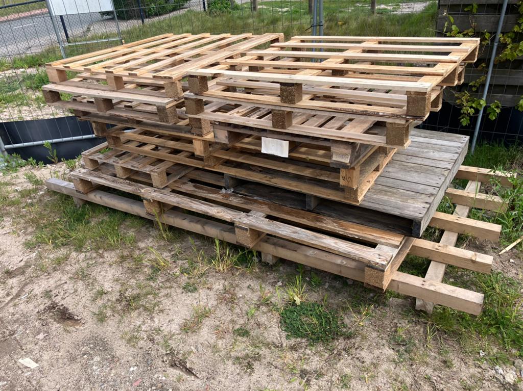 Pallets gratis, Doe-het-zelf en Verbouw, Hout en Planken, Ophalen, Zo goed als nieuw, Pallet, Minder dan 200 cm