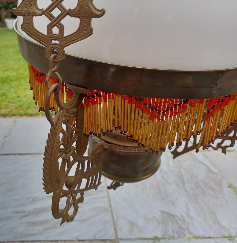 Olie hanglamp, Ophalen