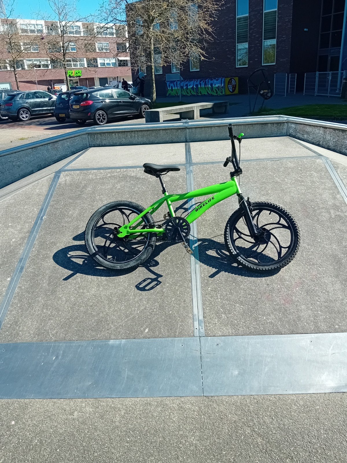 Opgeknapte BMX - Zo goed als nieuw, Fietsen en Brommers, Fietsen | Crossfietsen en BMX, Ophalen, Staal, Velgrem, 20 tot 24 inch