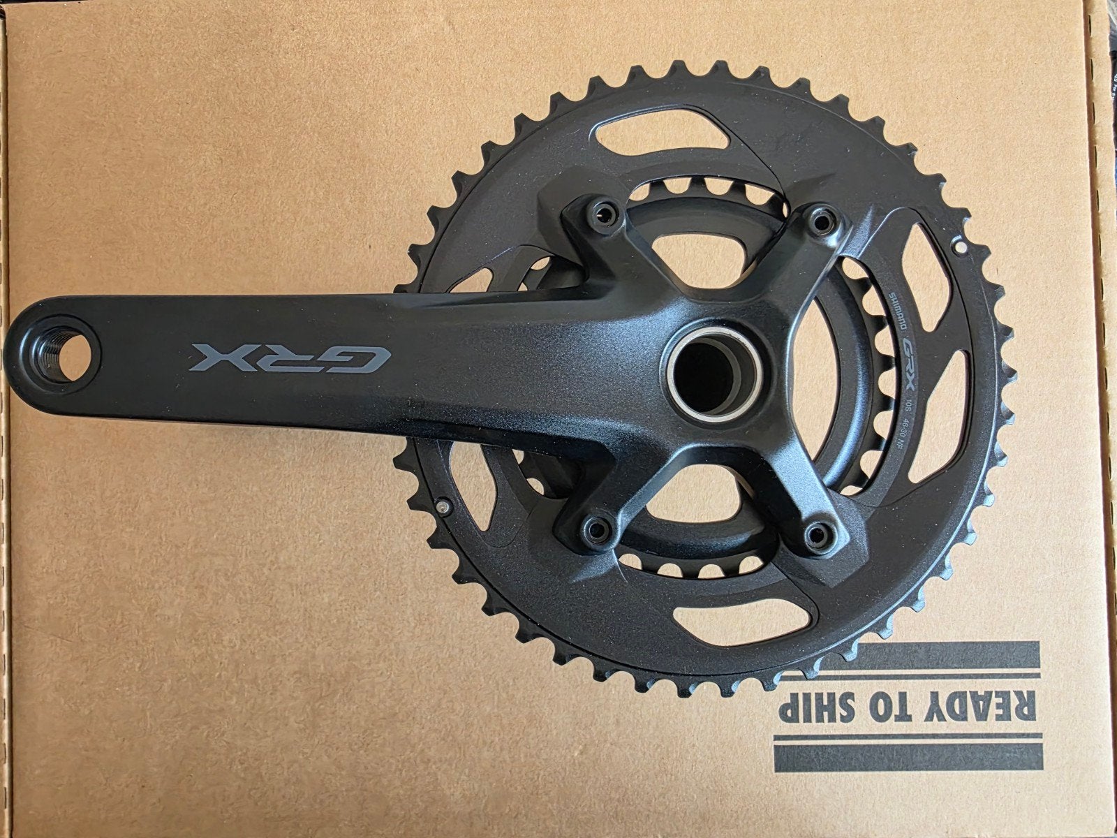 Shimano GRX Crankstel FC-RX600 2x11-speed 46/30T, Crankstel of Pedalen, Ophalen of Verzenden, Zo goed als nieuw, Aluminium
