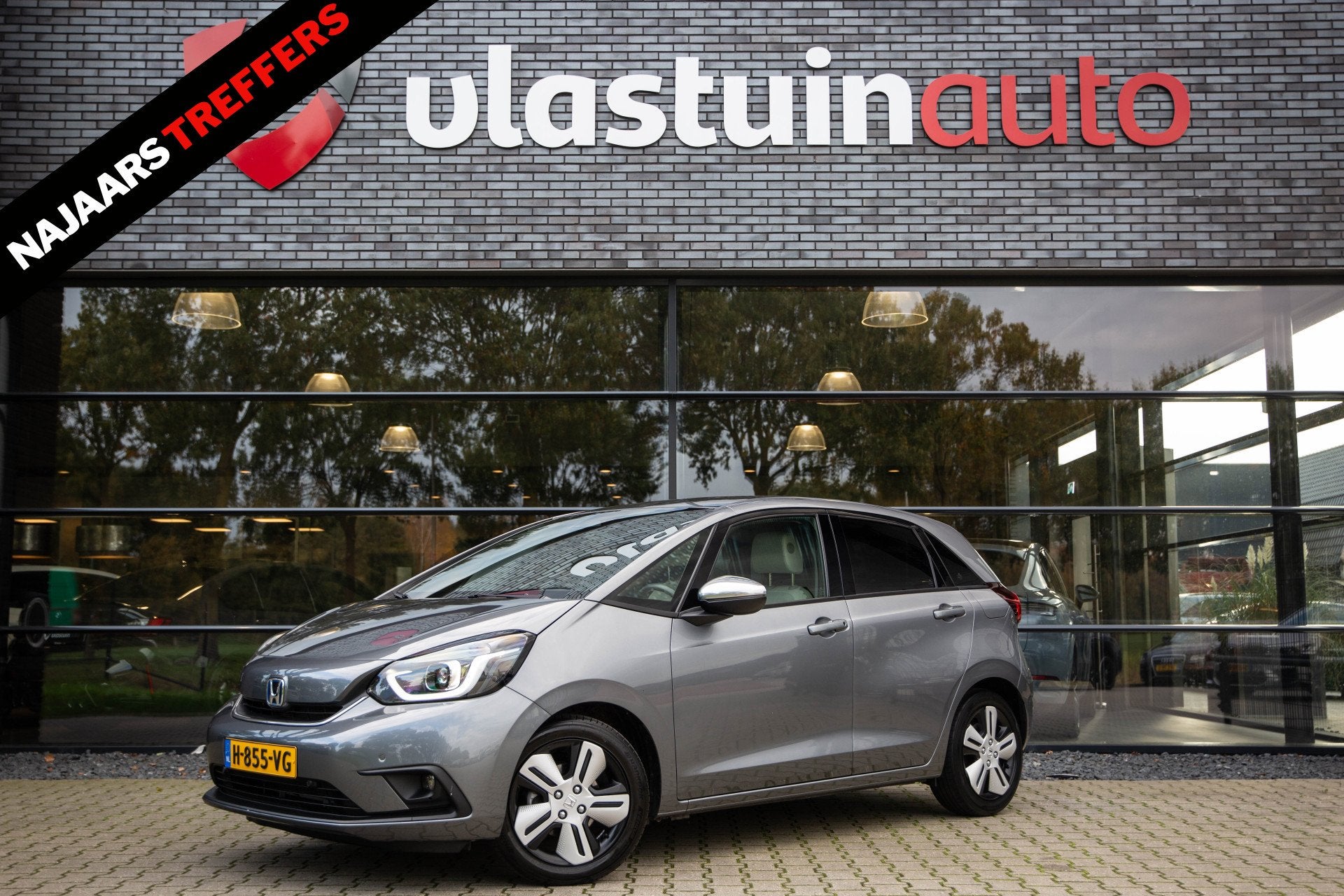 Honda Jazz 1.5 e:HEV Executive , Achteruitrijcamera, Adap. c, Auto's, Leder en Stof, Origineel Nederlands, Bedrijf, Hybride Elektrisch/Benzine