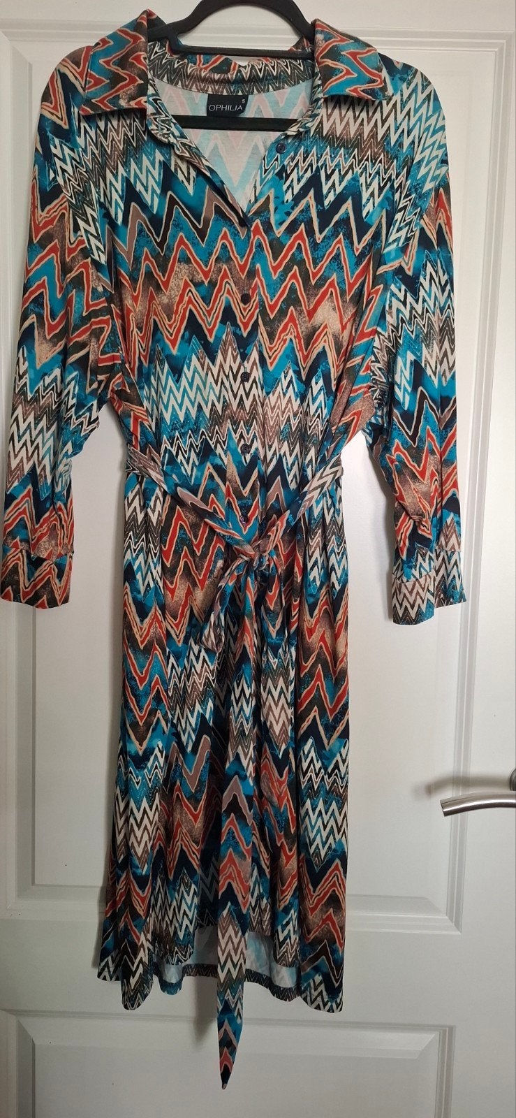 Ophilia jurk maat 5 (52/54), Kleding | Dames, Meerkleurig, Jurk, Ophalen of Verzenden, Zo goed als nieuw