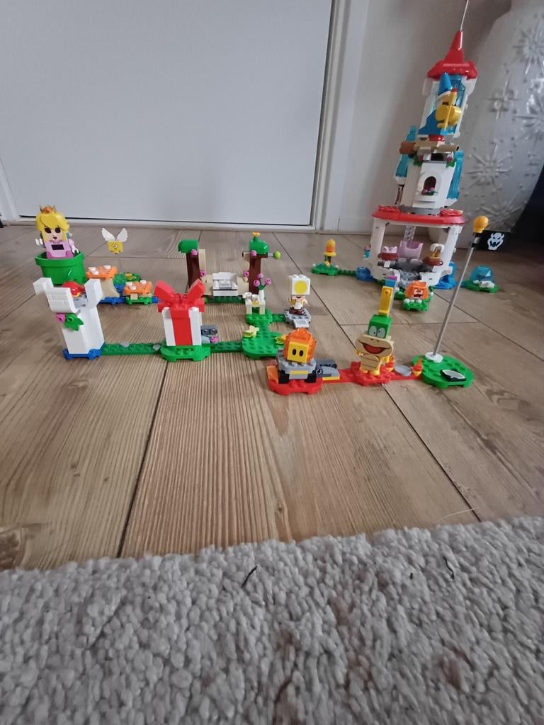 LEGO Mario - peach starterset 71403 + uitbreiding 71407, Ophalen of Verzenden, Zo goed als nieuw