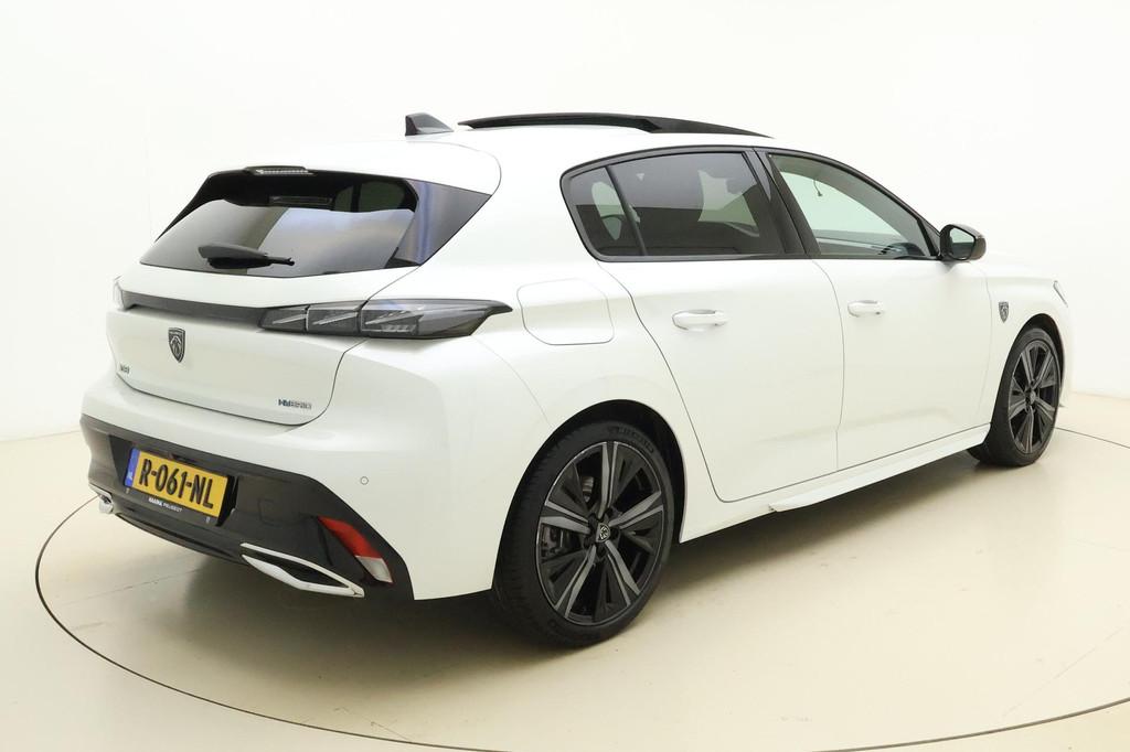 Peugeot 308 1.6 Plug-in Hybrid 225 GT Automaat | Navigatie |, Auto's, Peugeot, Euro 6, 4 cilinders, 150 min, Wit