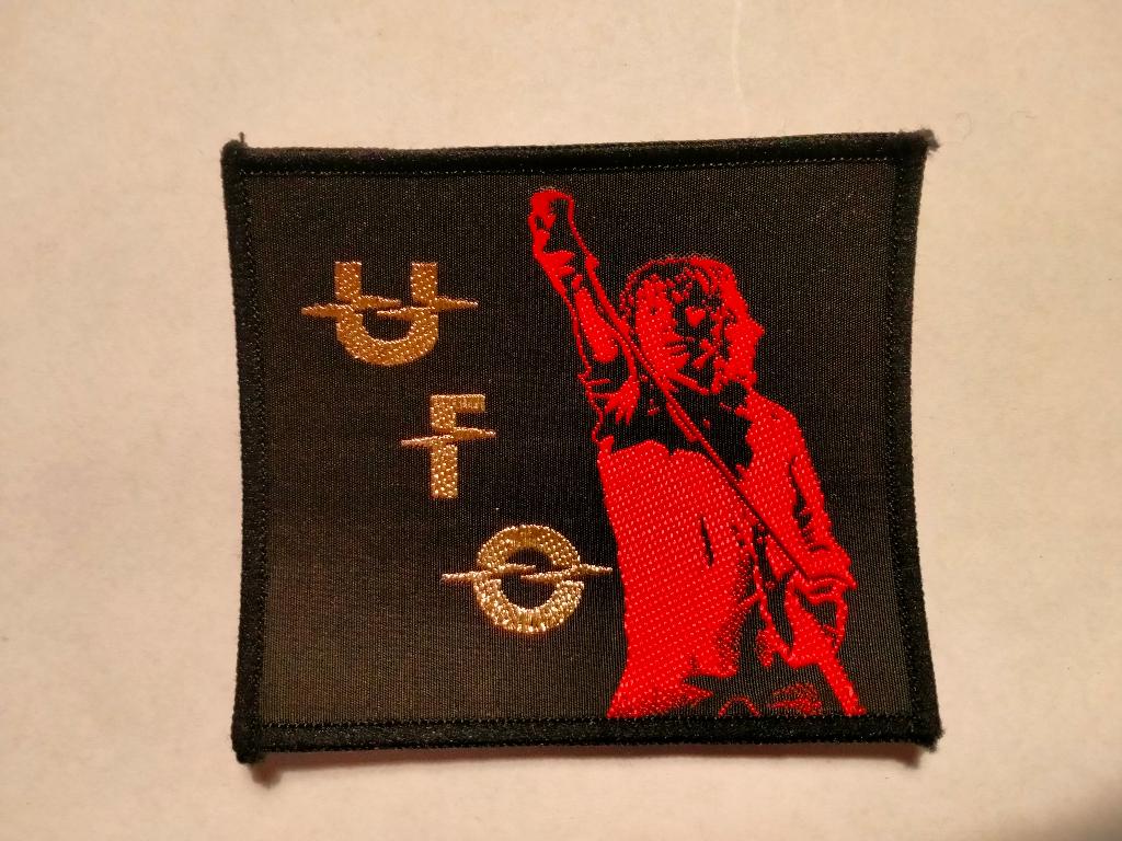 UFO Phil Mogg vintage patch metal embleem rock hardrock, Ophalen of Verzenden, Nieuw, Kleding