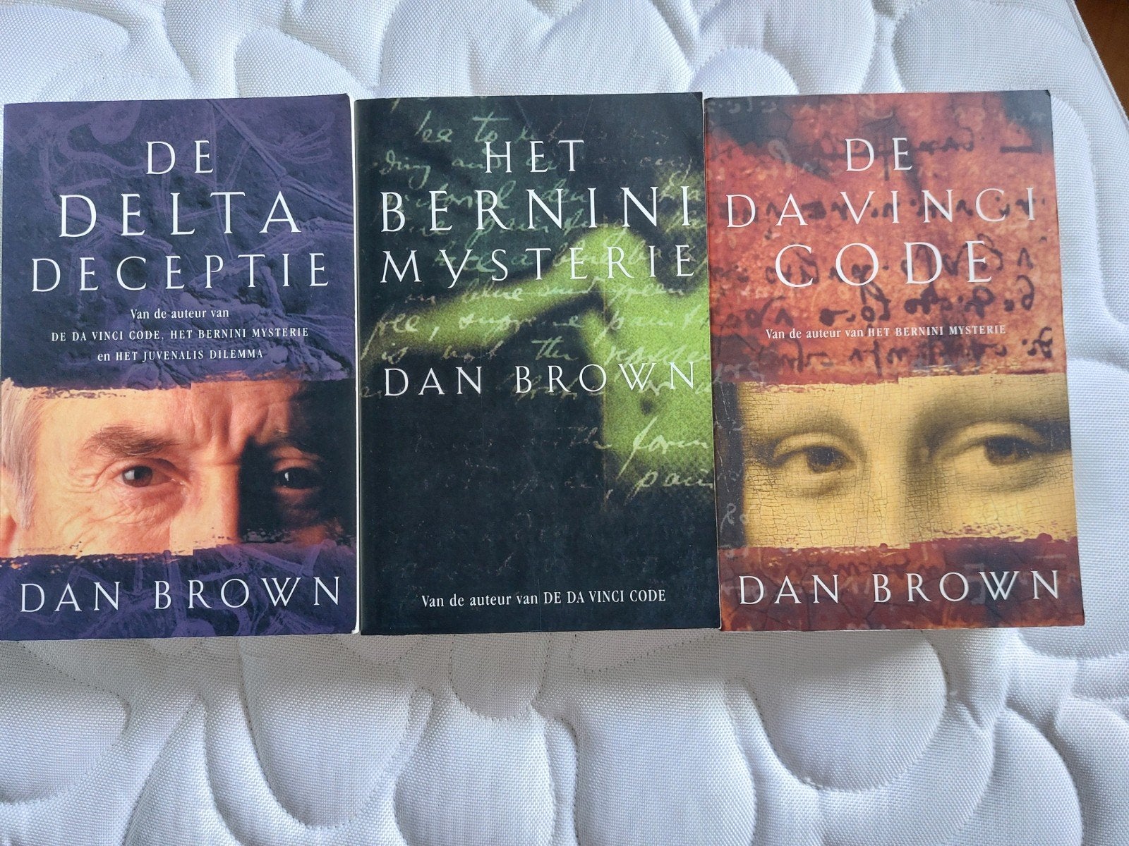 3x Dan Brown da vinci code, delta deceptie, bernini mysterie, Ophalen of Verzenden