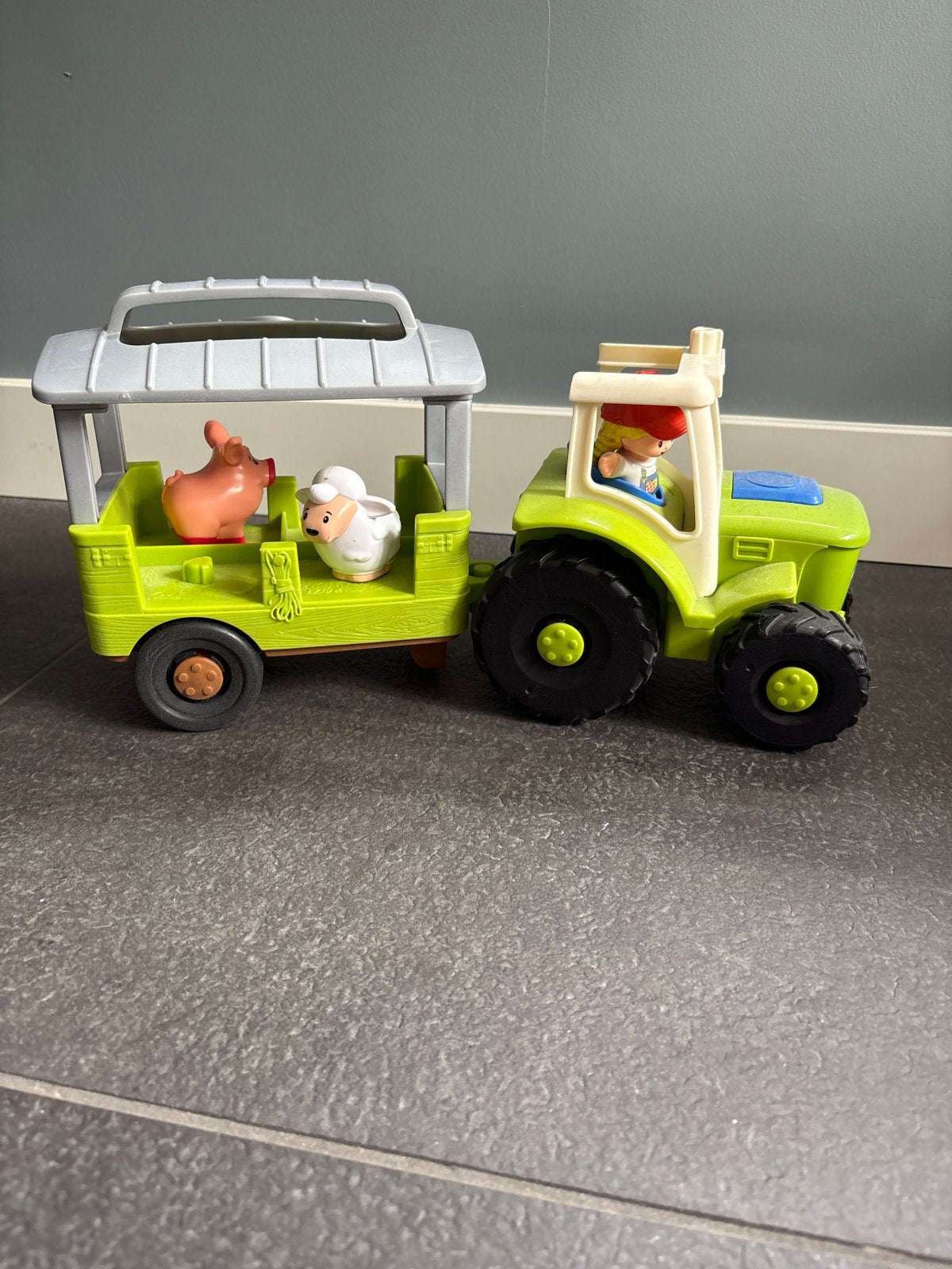 Fisher-Price Little People Tractor met aanhanger en dieren, Ophalen, Gebruikt, Jongen of Meisje