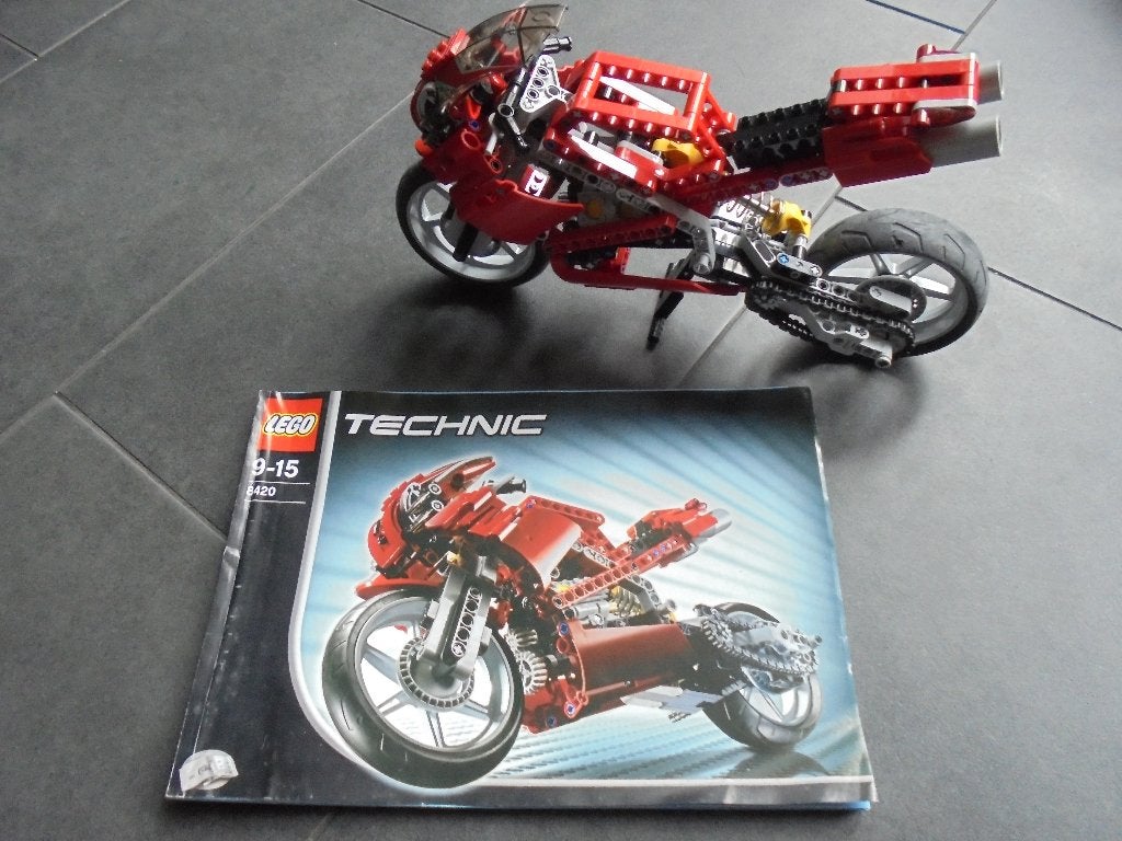 lego technic 8420 motor, Lego, Compleet, Ophalen of Verzenden, Zo goed als nieuw