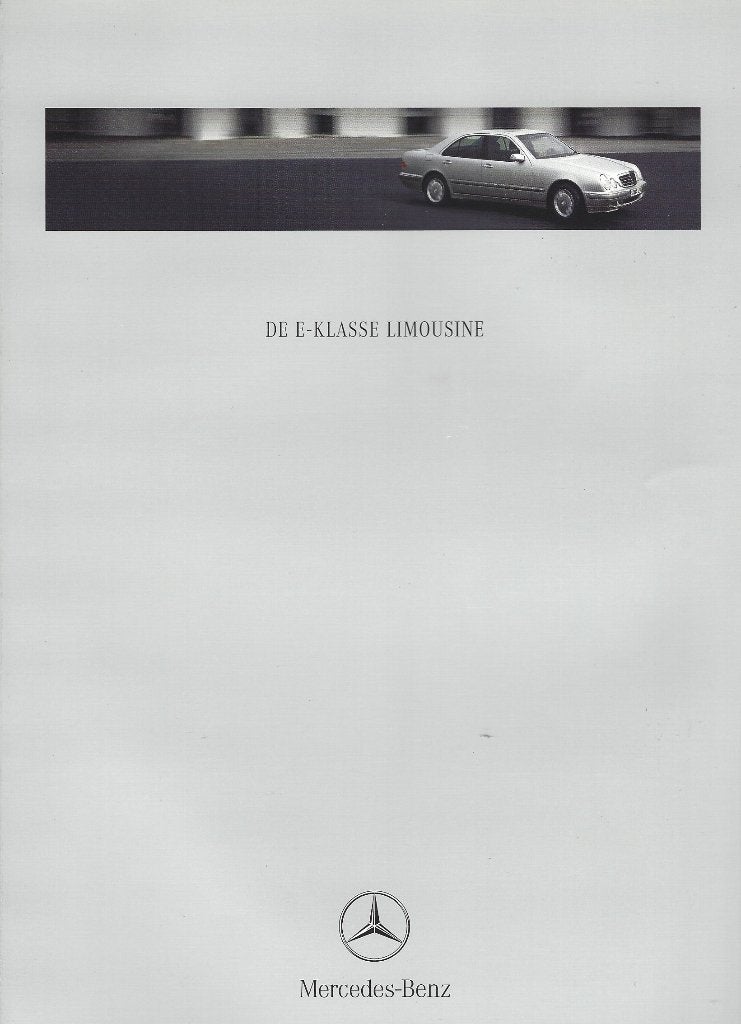 Brochure Mercedes E Klasse 1999, Ophalen of Verzenden, Gelezen, Mercedes