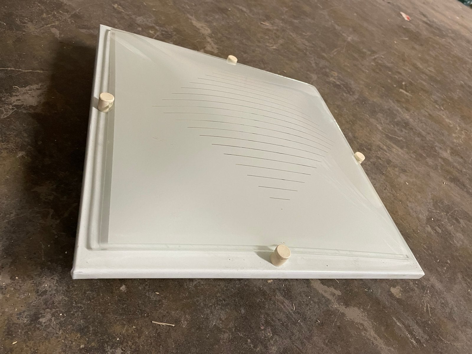 Vintage lamp jaren 80 massive, Ophalen, ., 2de hands, Zo goed als nieuw