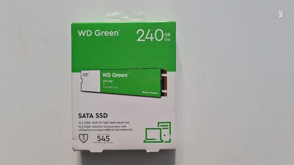 Western Digital WD GREEN SATA SSD, Intern, Nieuw, Desktop, SSD