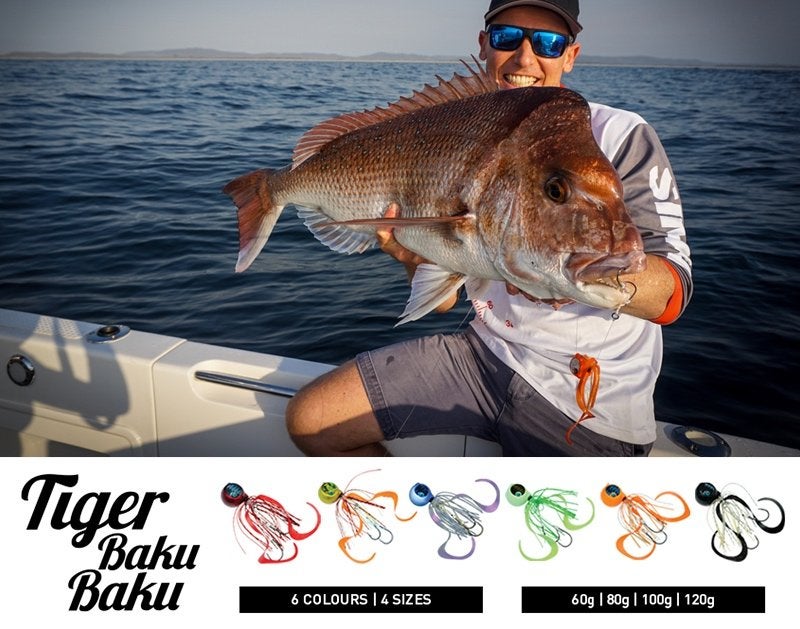 Shimano Tiger Baku Baku Kabura vertical jigs 80g Nieuw., Ophalen of Verzenden, Nieuw, Overige typen