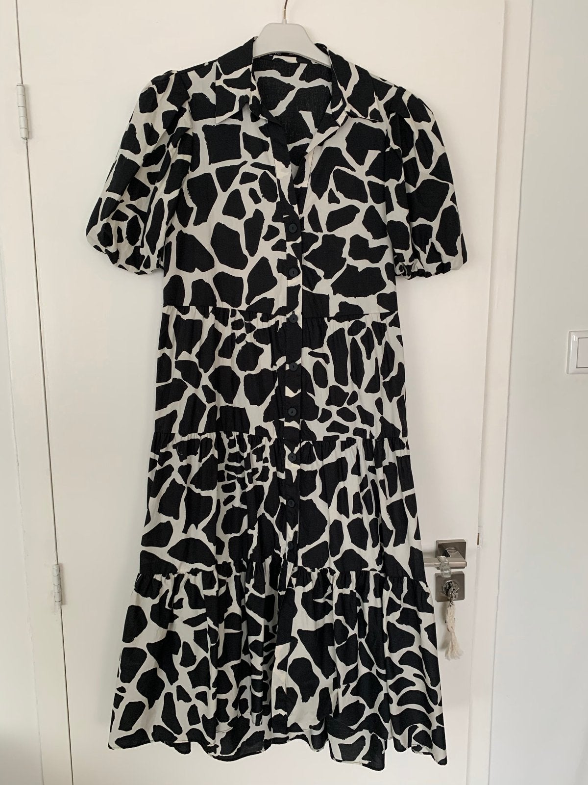 Zara jurk met dierenprint, maat S, Meerkleurig, Nieuw, Ophalen of Verzenden, Maat 36 (S)