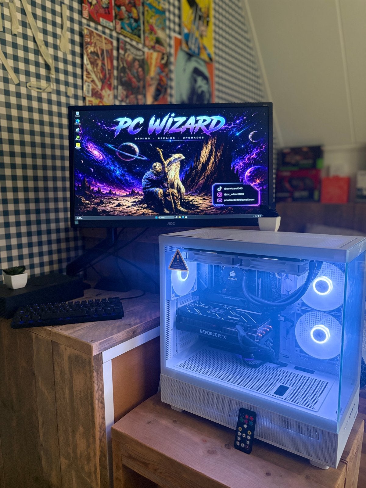 Krachtige Refurbished Gaming PC – RTX 3070 + Ryzen 9 5900X, Ophalen, HDD, Zelf gebouwde pc, Zo goed als nieuw